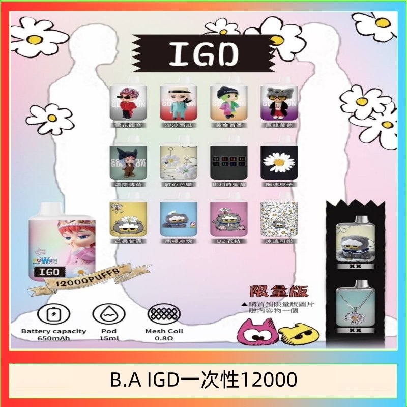 B.A IGD12000口 電子煙